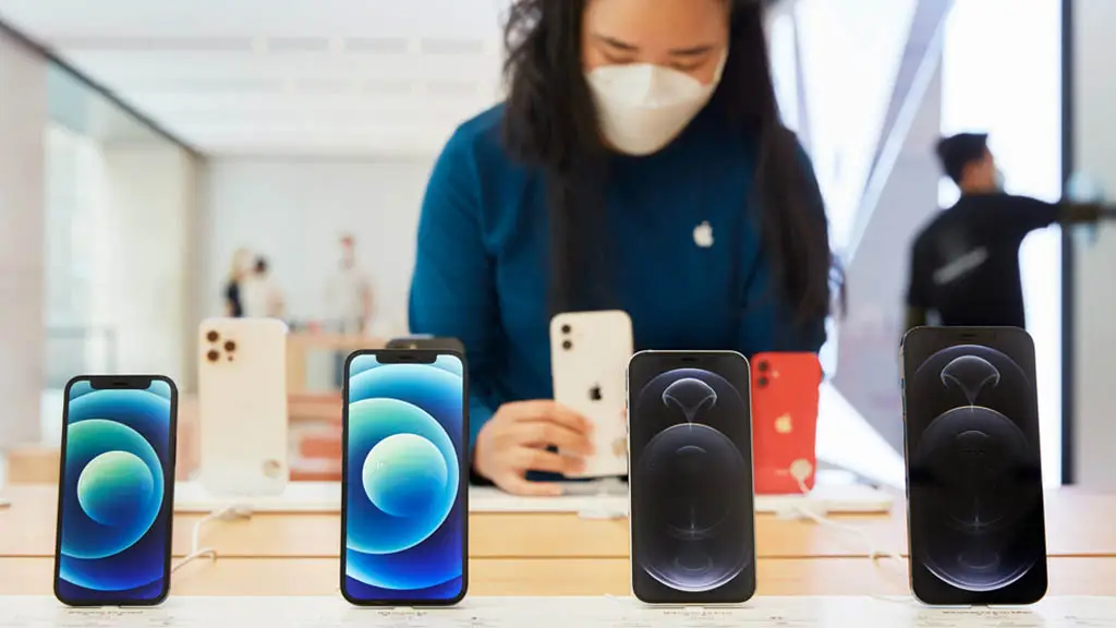 vendas de iphone em queda na china huawei em ascensao androidgeek