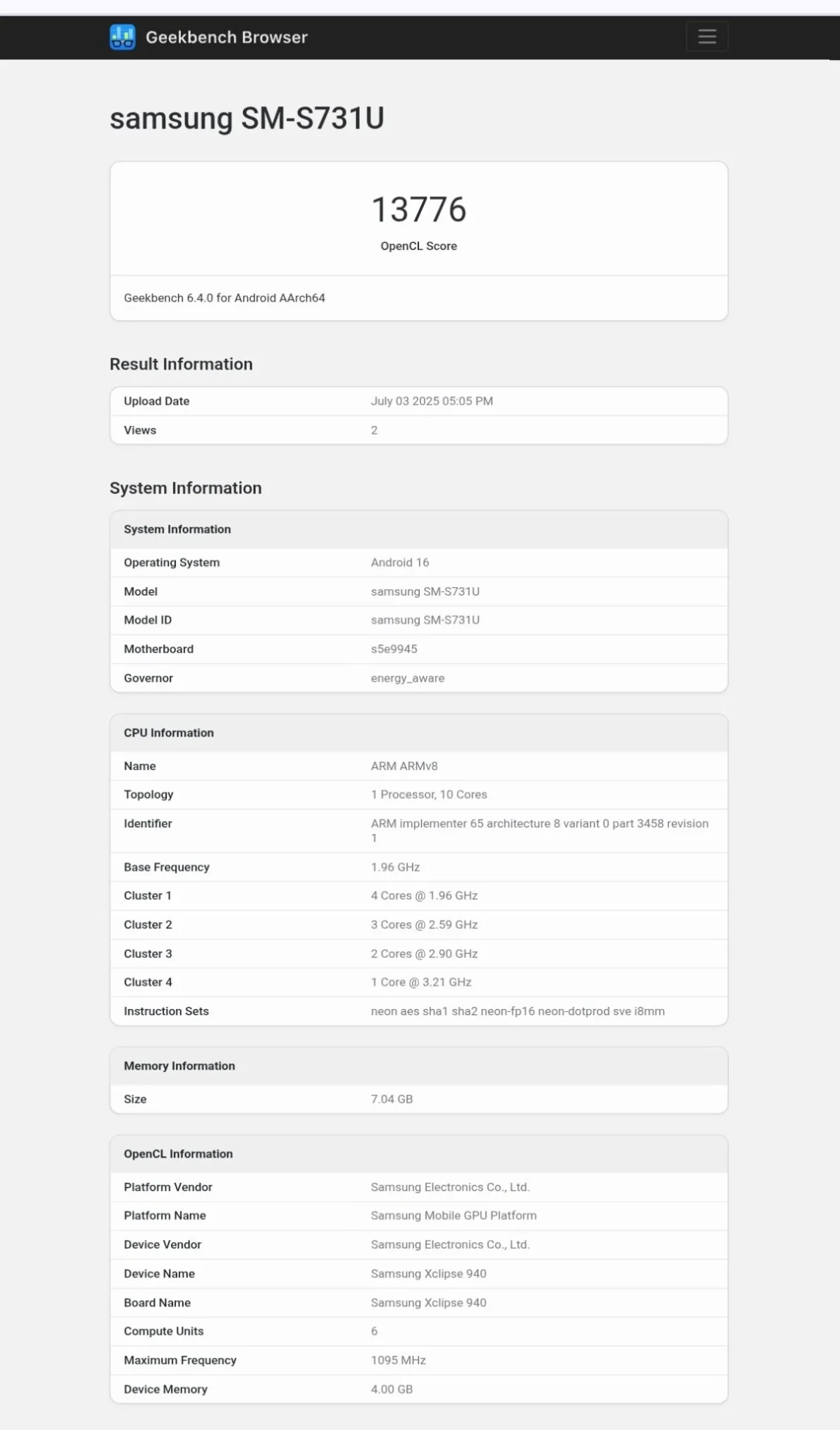galaxy s25 fe desempenho de gpu e ia a preco competitivo androidgeek 2