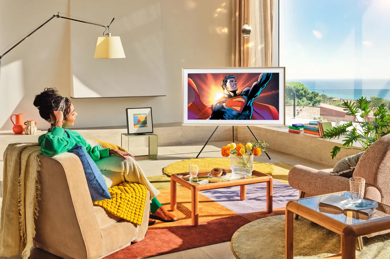 samsung leva o super homem para casa com tvs super grandes parceria global com warner bros e dc studios androidgeek