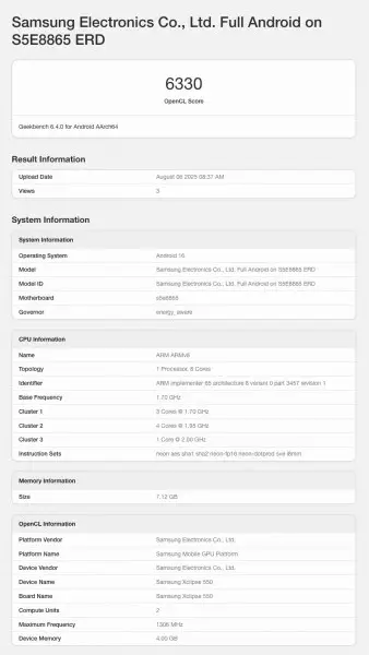 exynos 1680 desempenho surpreendente revelado antes do lancamento androidgeek
