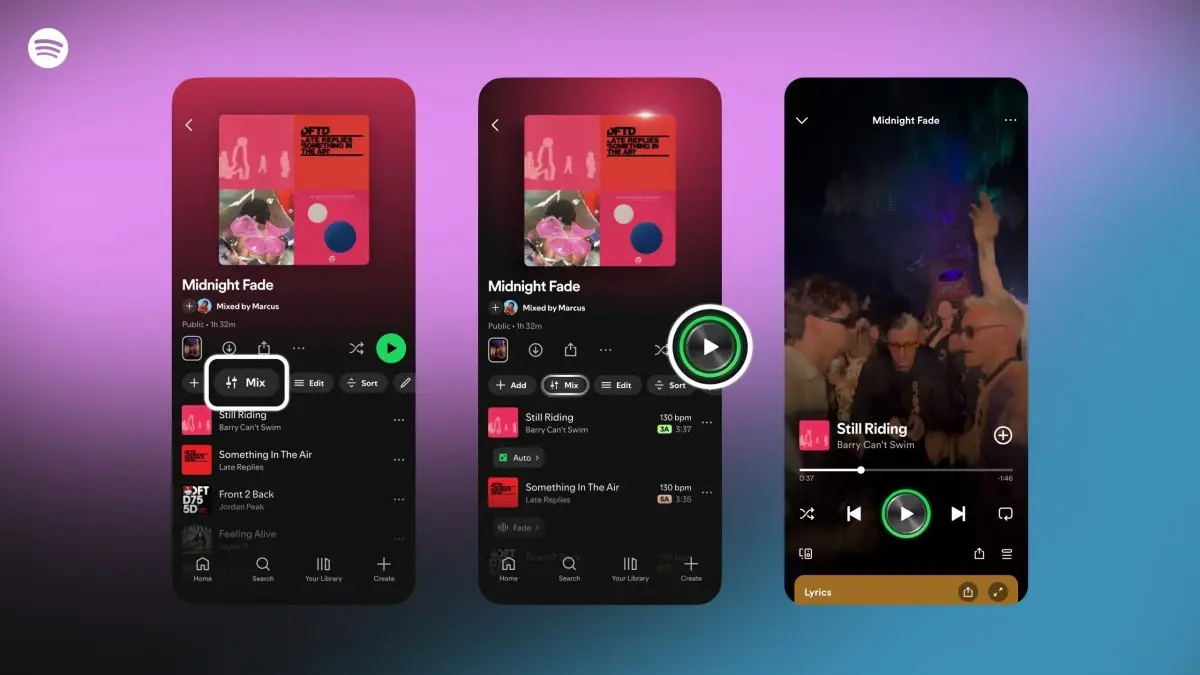 spotify lanca mix transforme as suas playlists numa verdadeira experiencia de dj androidgeek 1
