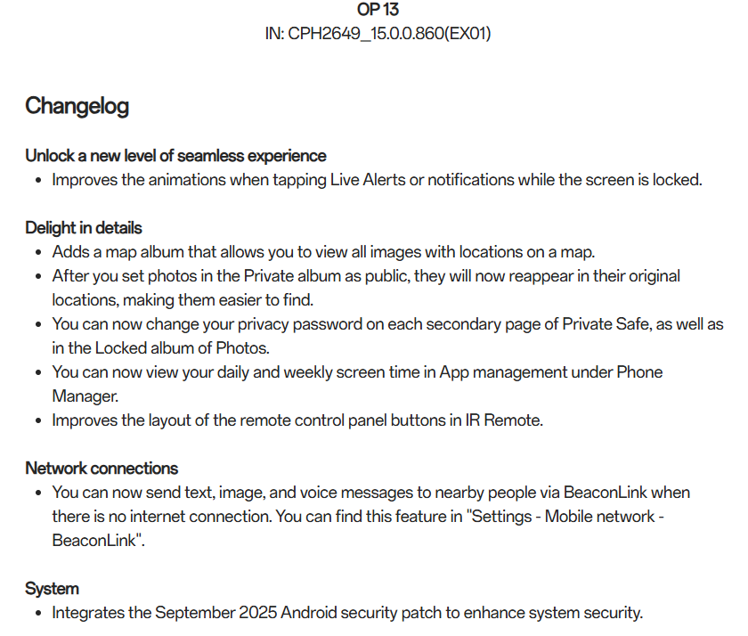 atualizacao do oneplus 13 o que traz a oxygenos 15 0 0 860 androidgeek