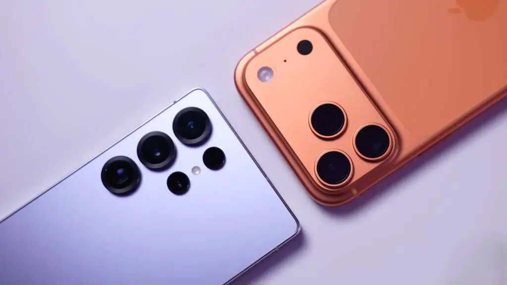 comparacao de zoom galaxy s25 ultra vs iphone 17 pro max androidgeek