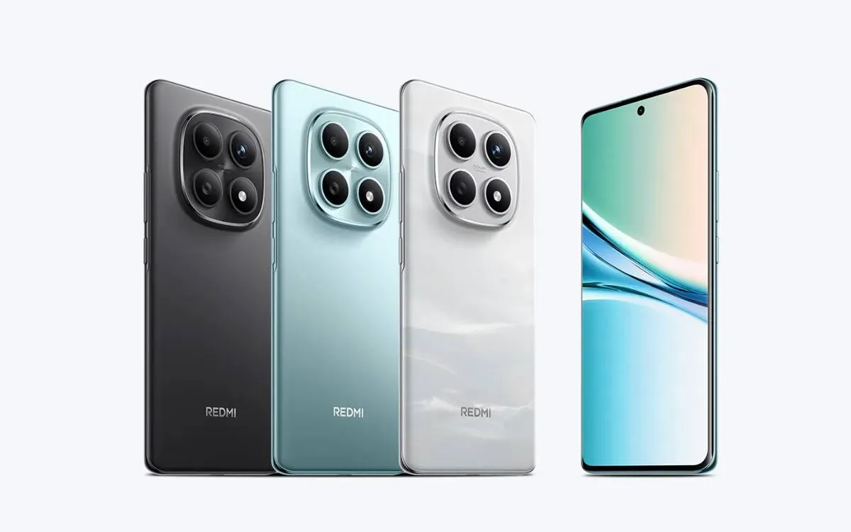 Imagem do modelo Redmi Note 15 e suas funcionalidades