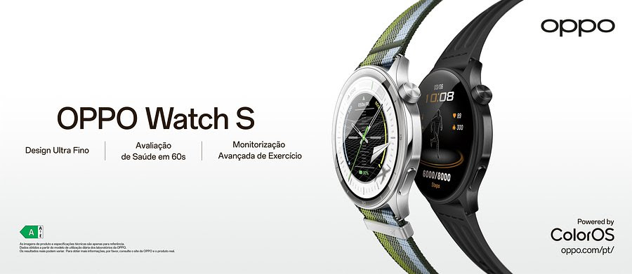oppo watch s em portugal smartwatch ultrafino que junta design premium saude e desporto androidgeek 2