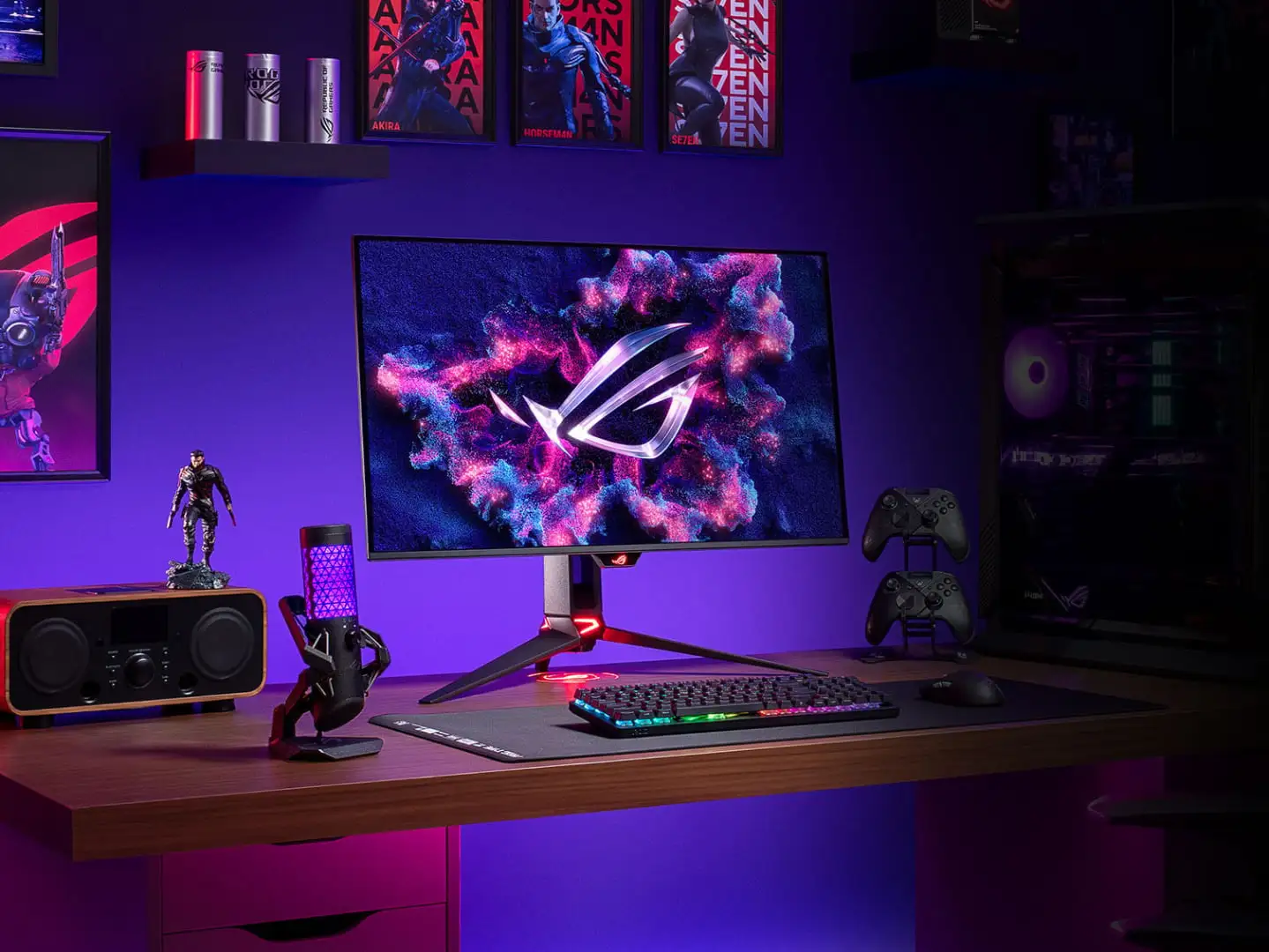 asus rog swift oled pg32ucdm gen3 o novo rei dos monitores gaming 4k androidgeek