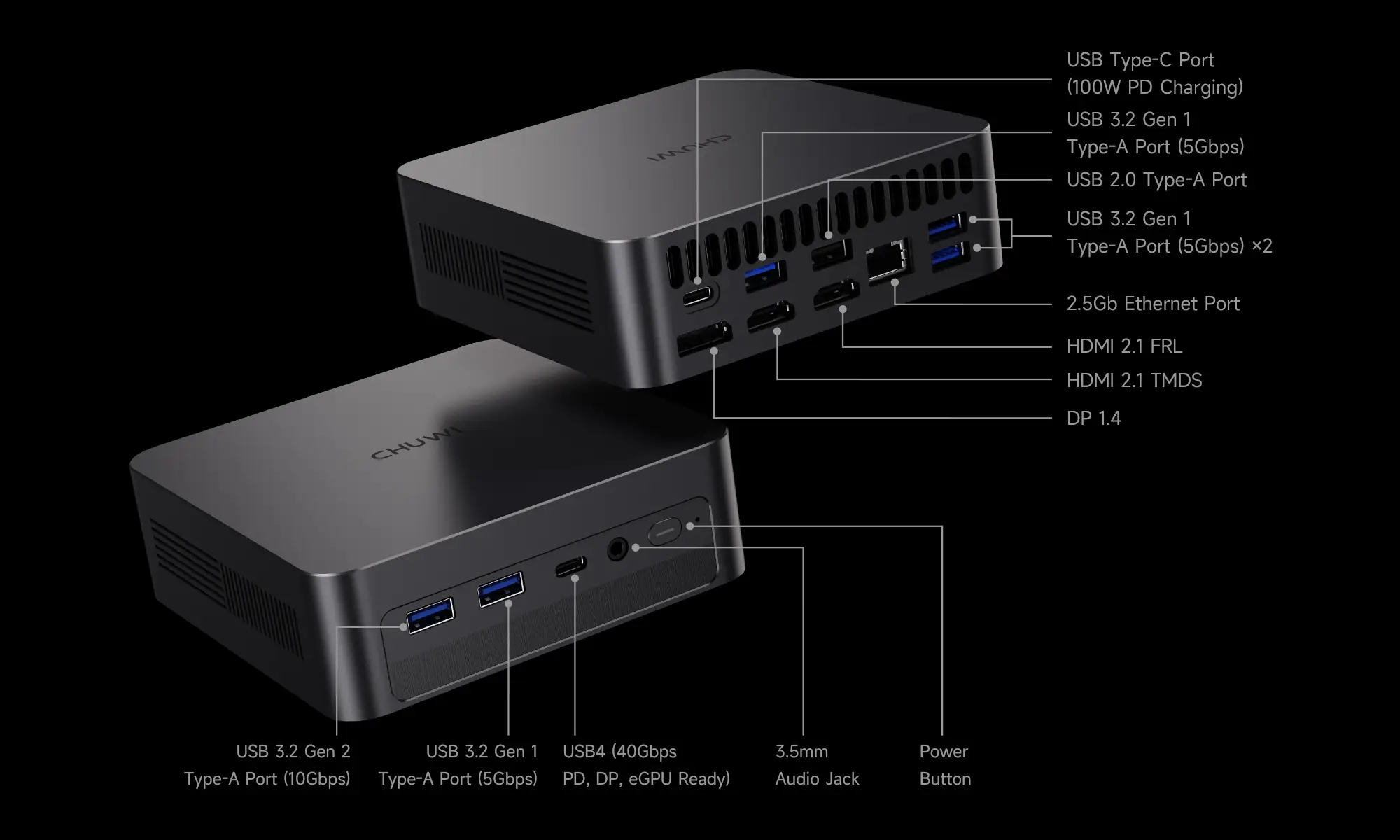 chuwi aubox x estreia mini pc de 067 l com lunar lake e 115 tops de ia androidgeek 14