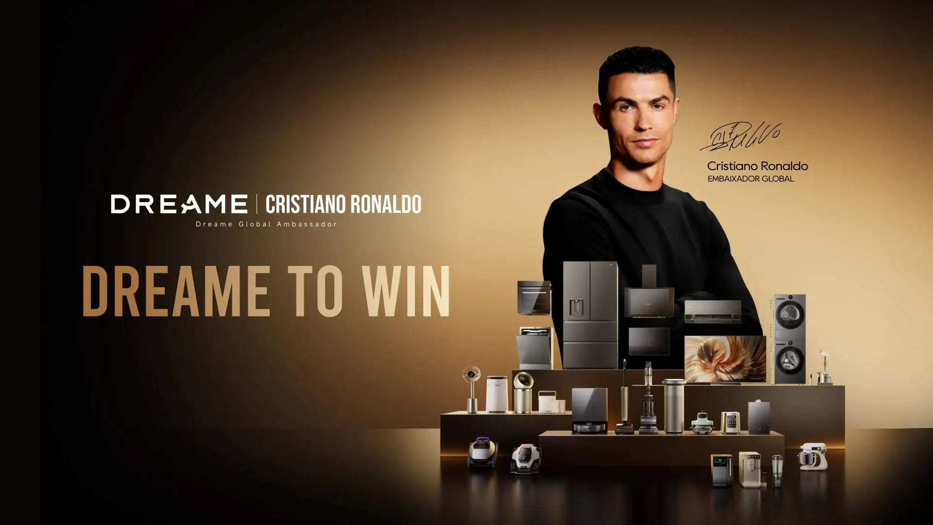 Dreame quer ganhar escala global com Cristiano Ronaldo e casa inteligente