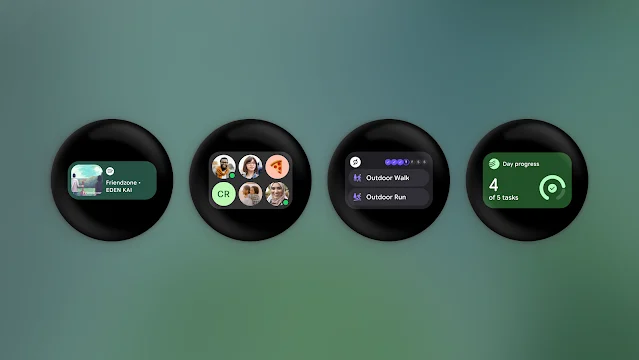 wear os 7 troca tiles por widgets e muda a logica dos relogios androidgeek