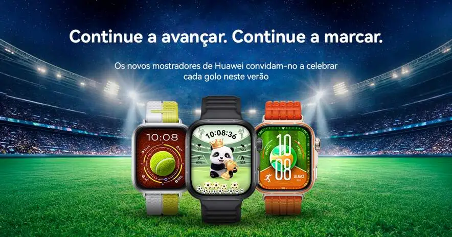 Huawei traz o futebol para o pulso com novos mostradores interativos