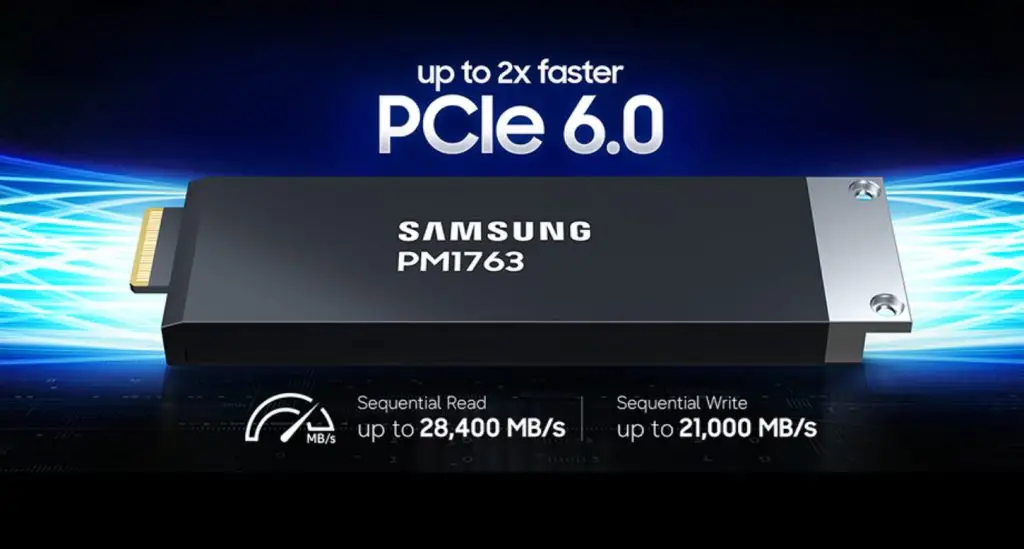 Samsung inicia produção do SSD PCIe 6.0 PM1763 para servidores de IA