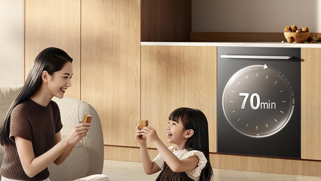 Xiaomi estreia máquina de lavar loiça de 20 conjuntos com vapor a 115°C