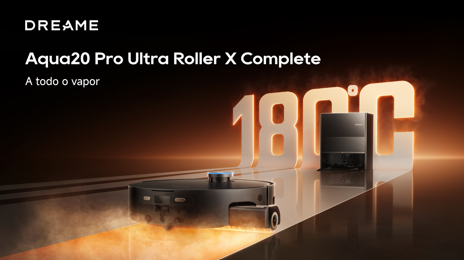 Dreame Aqua20 Pro Ultra Roller X: vapor a 180 °C chega à IFA 2026