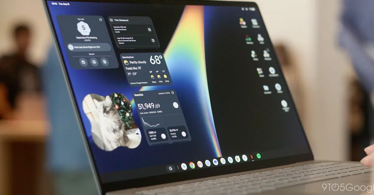 Create My Widget: a app de widgets gerados por IA do Android chega primeiro aos Googlebooks