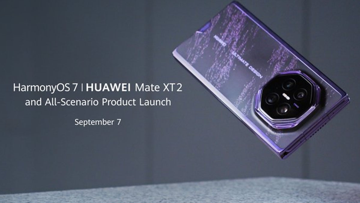 Huawei a 7 de setembro: sete dispositivos a caminho, com o Mate XT 2 à cabeça - Foto