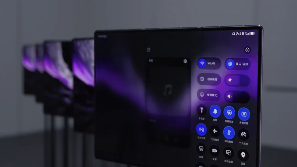 Ecrã de privacidade do Huawei Mate XT 2 promete não sacrificar qualidade