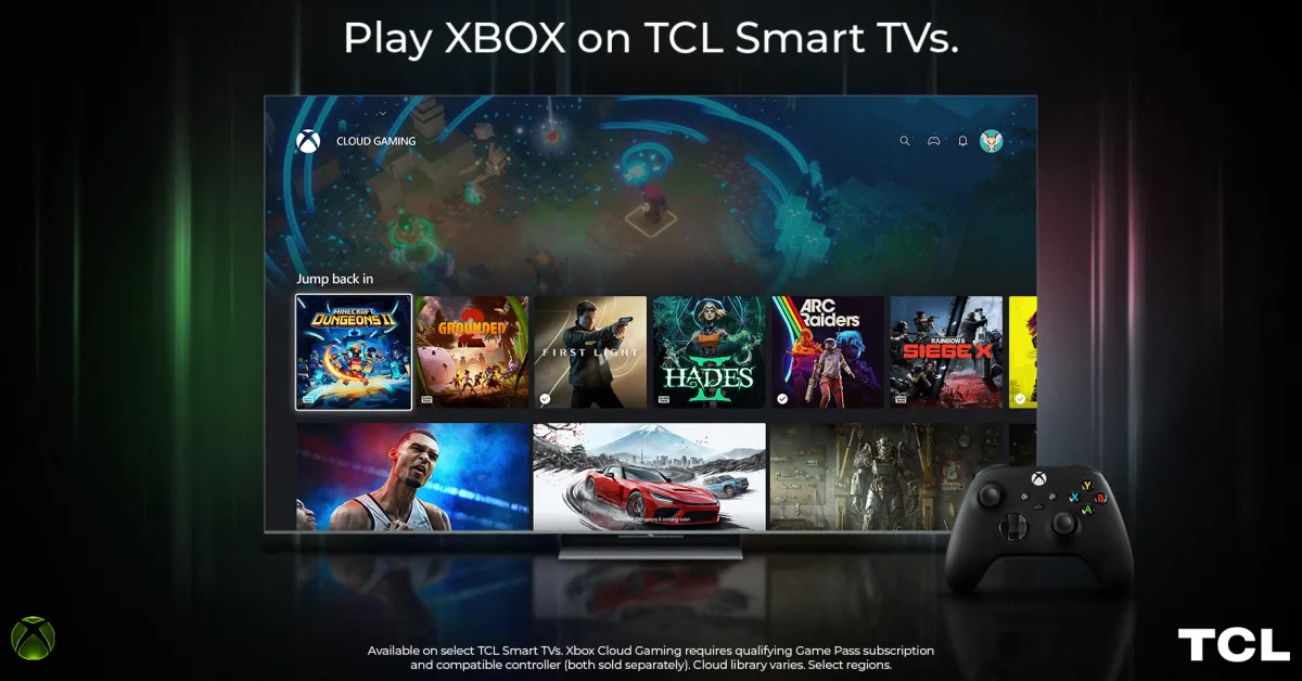Xbox Game Pass chega ao Google TV, mas só para TVs TCL e ainda demora meses