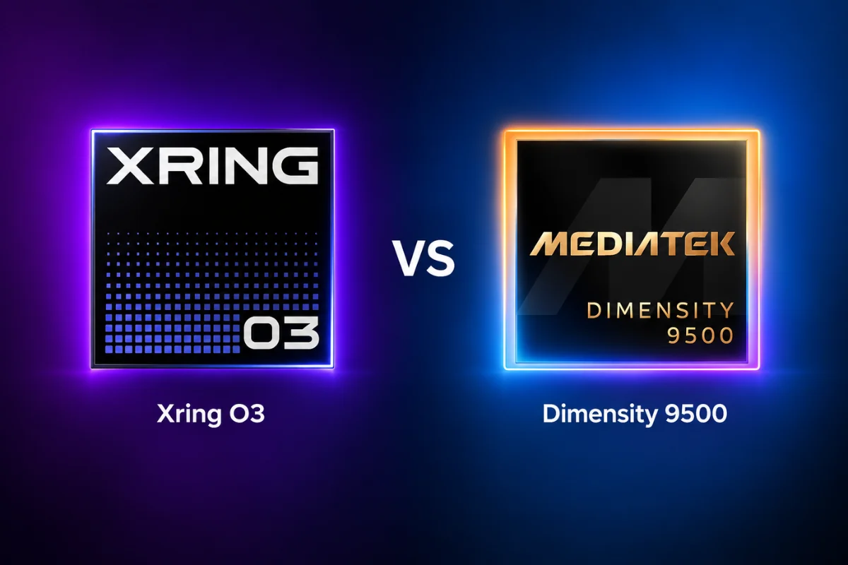 Xring O3 vs Dimensity 9500: os números que a Xiaomi quer mostrar