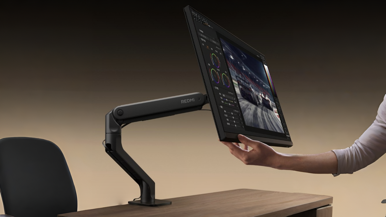 Xiaomi lança braço de monitor REDMI com ajuste em cinco eixos e suporte até 9 kg